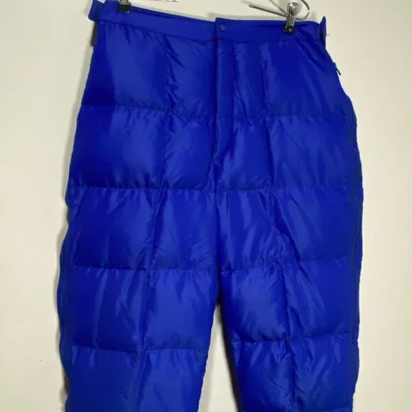 VINTAGE PATAGONIA Down Puffer Pants Full L - Picture 2 of 6